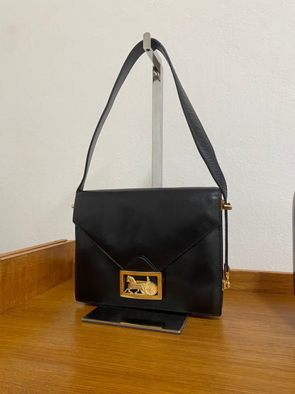 CELINE 70s HORSE CARRIAGE CALFSKIN SHOULDER BAG