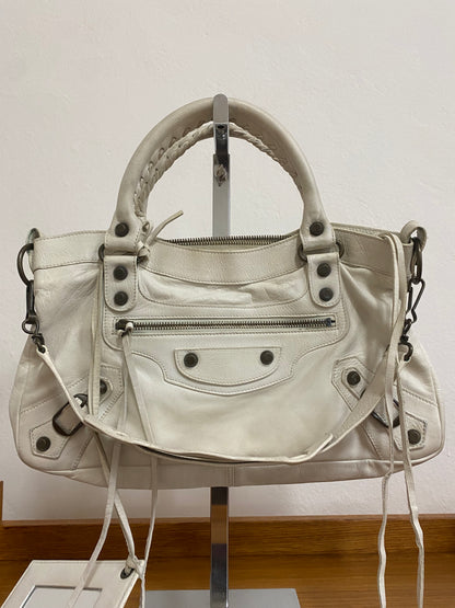 BALENCIAGA FIRST BAG CREAM