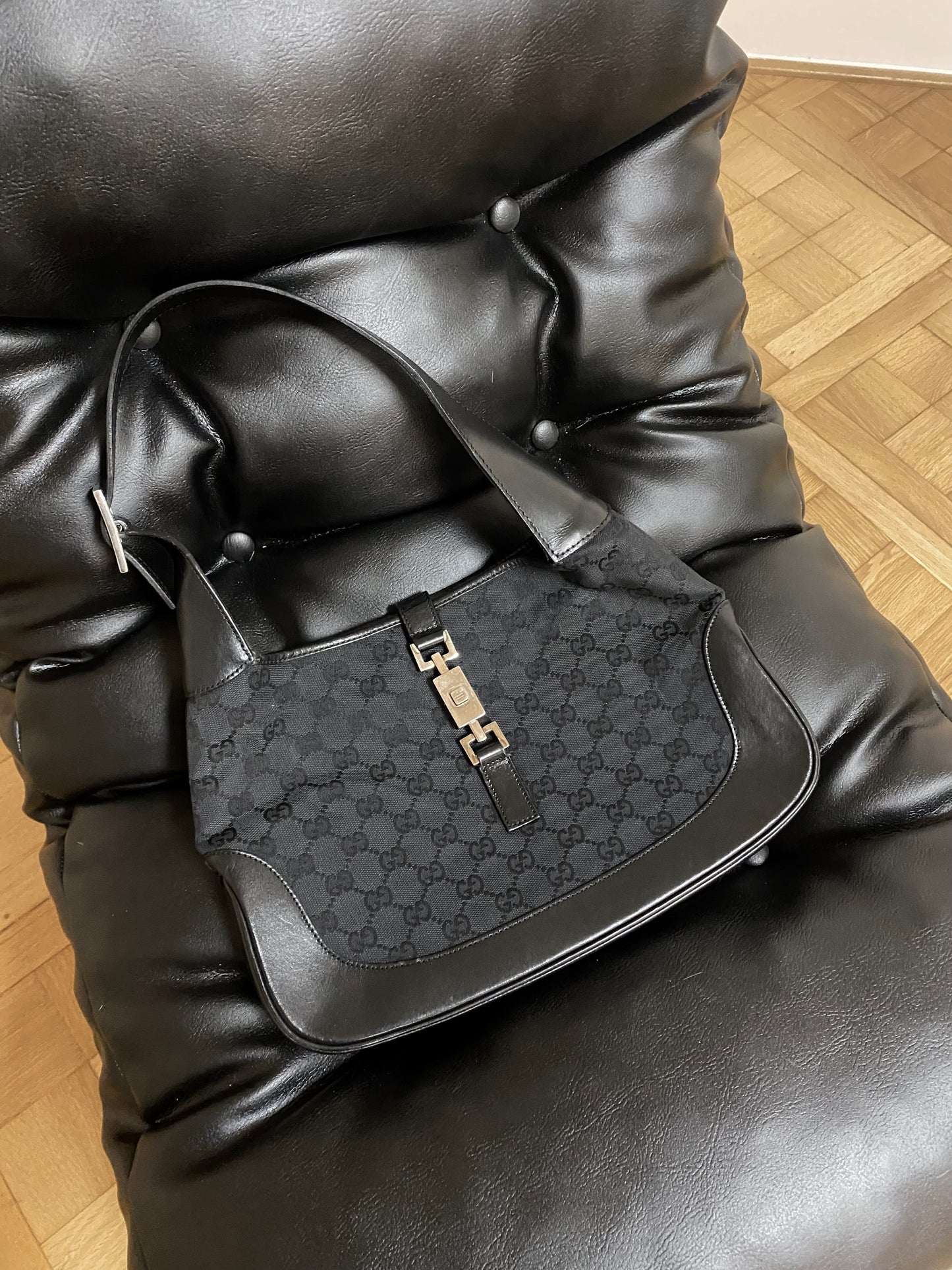 GUCCI JACKIE 1999 TOM FORD BLACK GG