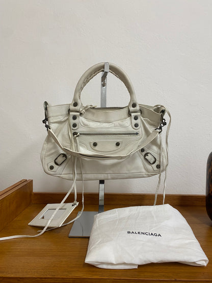 BALENCIAGA FIRST BAG CREAM