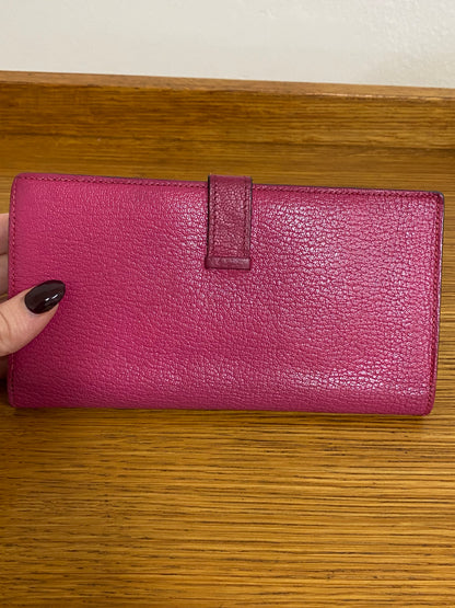 HERMES BEARN WALLET PINK