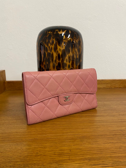 CHANEL CLASSIC WALLET PINK