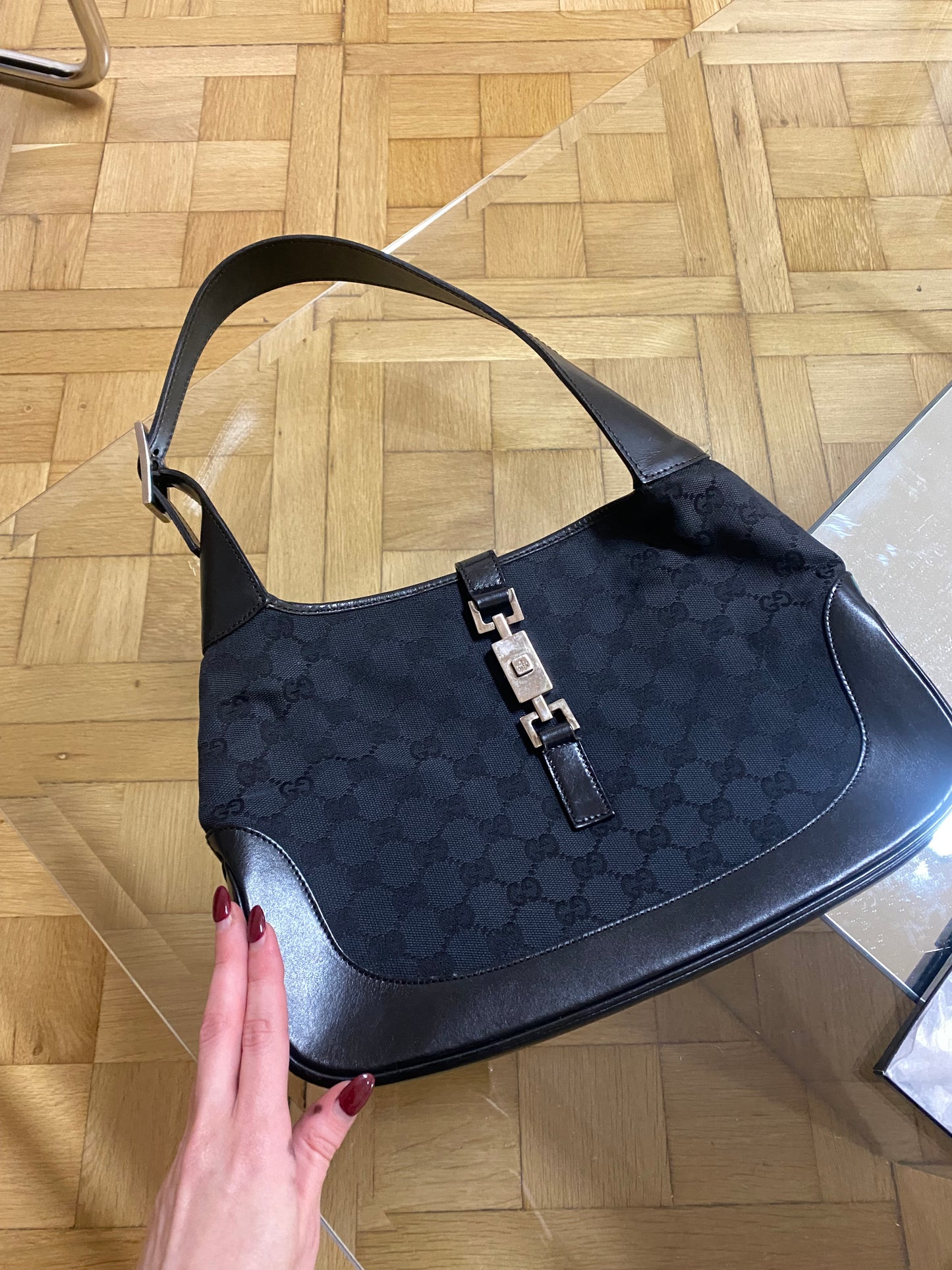 GUCCI JACKIE 1999 TOM FORD BLACK GG