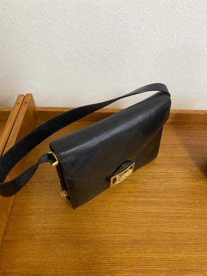 CELINE 70s HORSE CARRIAGE CALFSKIN SHOULDER BAG