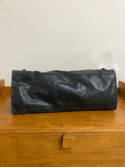 BALENCIAGA WORK BAG IN DARK GREY