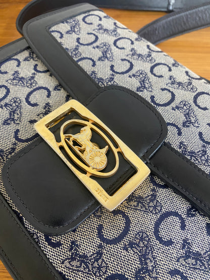 CELINE 70s HORSE CARRIAGE BOX BAG