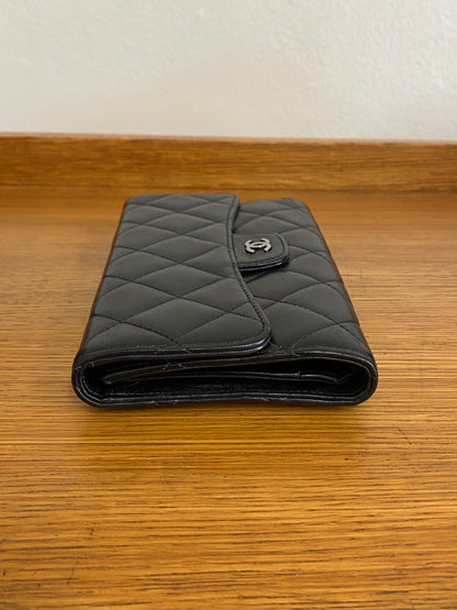 CHANEL CLASSIC WALLET BLACK SERIES 10