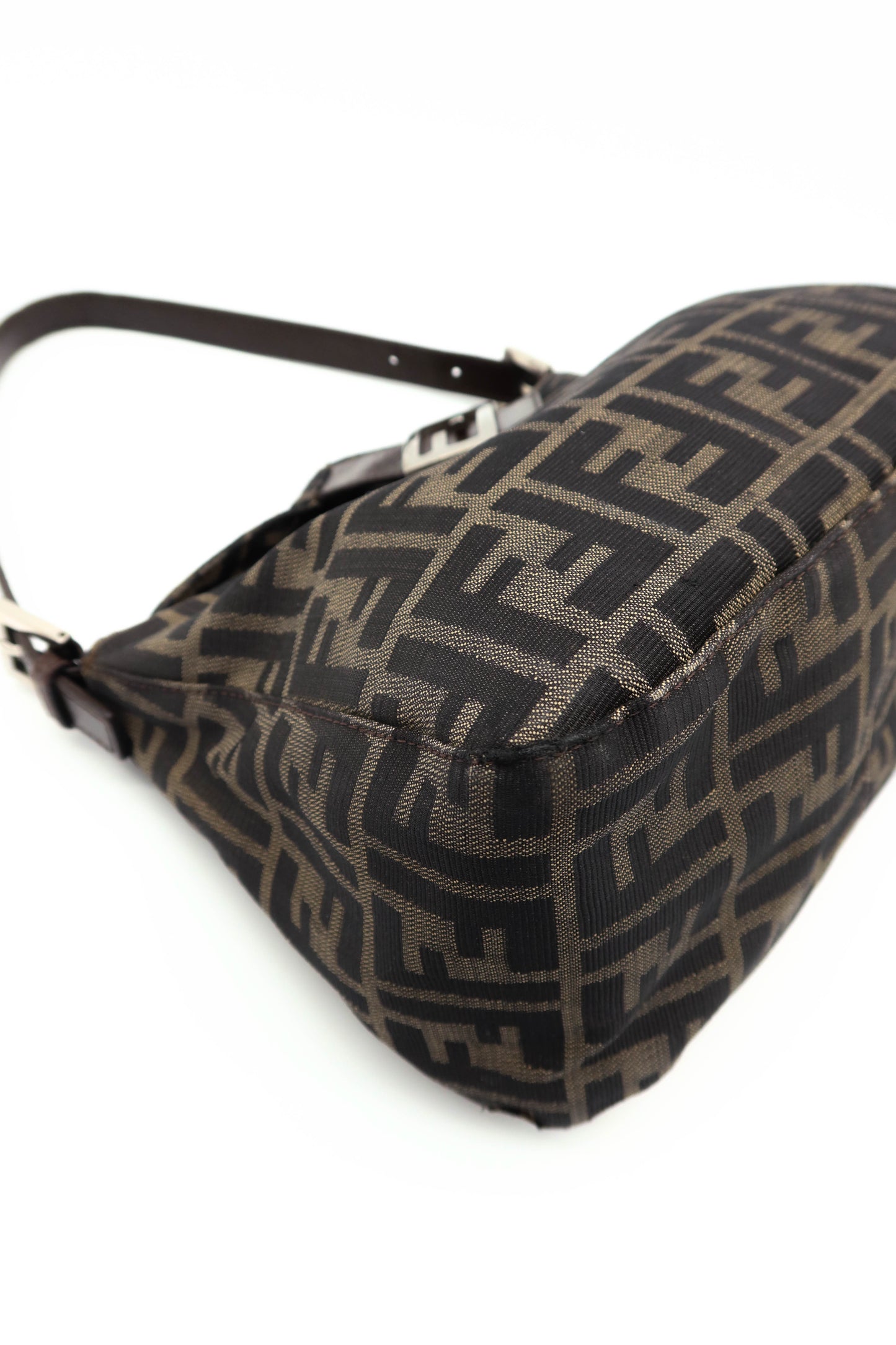 FENDI ZUCCA CANVAS SHOULDER BAG