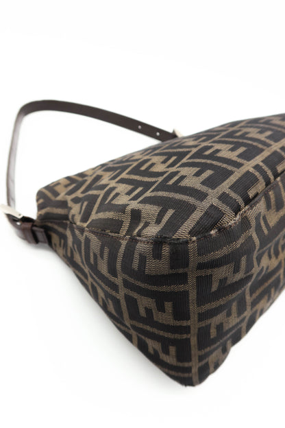 FENDI ZUCCA CANVAS SHOULDER BAG