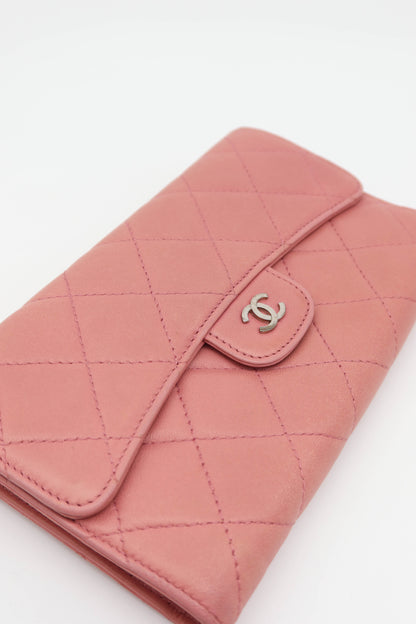 CHANEL 2006-2008 CLASSIC WALLET PINK